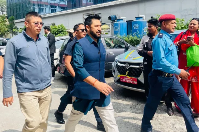 Ravi Lamichhane Appears at Kathmandu District Court for Date Hearing