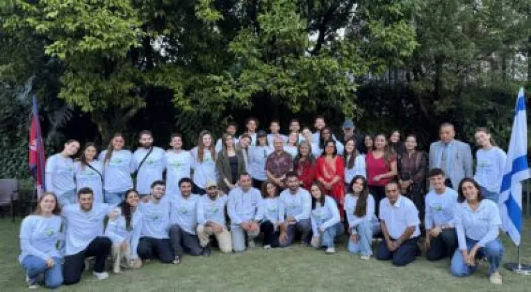 60 Israeli Volunteers Complete School Program in Kathmandu and Lalitpur