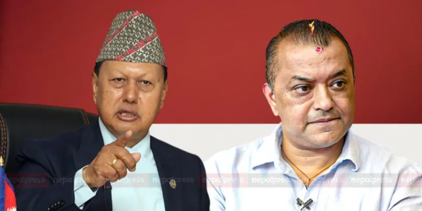 Mohan Basnet Accuses Gagan Thapa of Splitting Nepali Congress