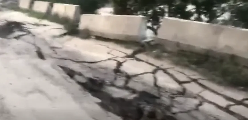 Prithvi Highway Closed After Road Collapse in Dhading’s Gajuri
