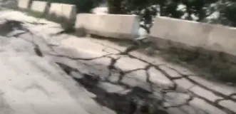 Prithvi Highway Closed After Road Collapse in Dhading’s Gajuri