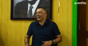 Vishwaprakash Sharma Congratulates Gagan Thapa on Nepali Congress Presidency