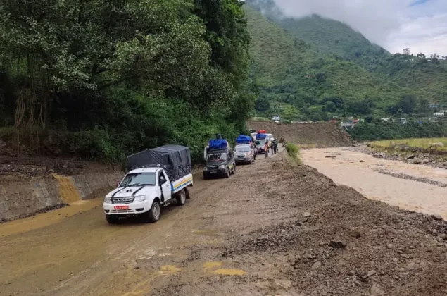 BP Highway Reopens After Overnight Rain Triggers Mudslide