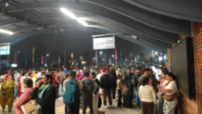 Youths Leave Nepal in Droves Through Tribhuvan Airport Ahead of Dashain