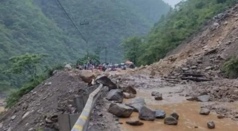 Flood-Damaged Besisahar-Chame Road Repairs to Cost Rs 1 Billion