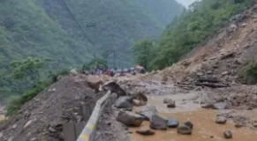 Flood-Damaged Besisahar-Chame Road Repairs to Cost Rs 1 Billion