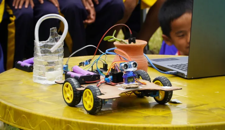 Dhankuta Students Build AI-Powered Smart Devices and Robotics Projects
