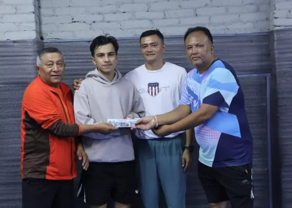 Gananjay Dahal and Shekhar Shrestha Win Hopes Table Tennis Doubles Title