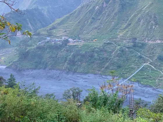 Nepali Army Rescue Team Reaches Budhi Gandaki Flood-Affected Area
