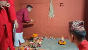 Jamara Placed at Hanuman Dhoka as Bada Dashain Begins in Nepal