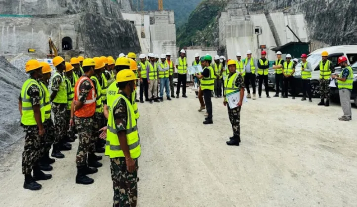 Tanahu Hydropower Project Holds Disaster Preparedness Drill at Dam Site