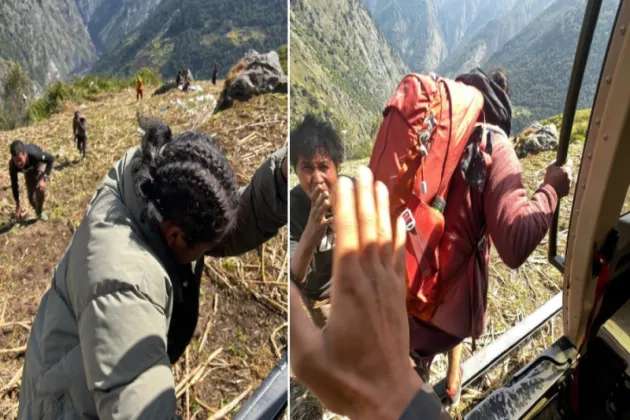 Nepal Army Rescues 36 People Stranded by Budhigandaki Flood in Gorkha