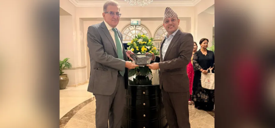 Kenya-Based Nepali Honorary Consul Raises Diaspora Concerns with Speaker Aryal