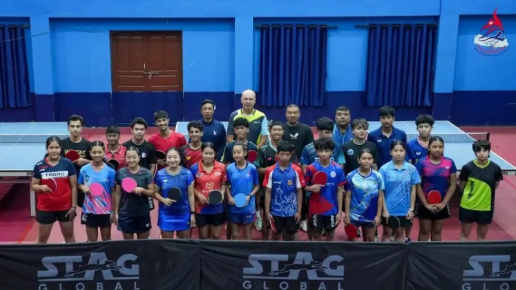 National Youth Table Tennis Training Camp Begins in Kathmandu
