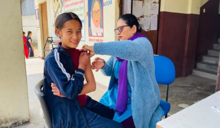 HPV Vaccine Reaches 2,548 Girls in Tanahun District