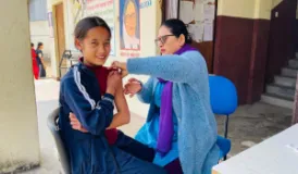 HPV Vaccine Reaches 2,548 Girls in Tanahun District