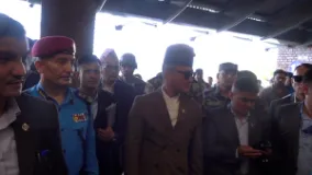 Home Minister Sudhan Gurung Departs for India Visit