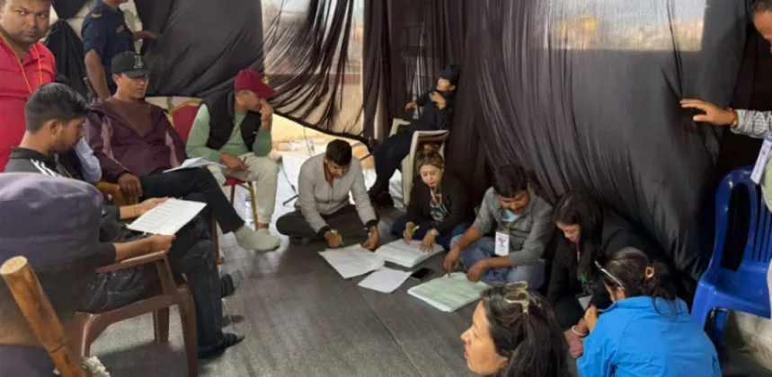 Nepali Congress 15th General Convention Vote Counting Underway in Kathmandu