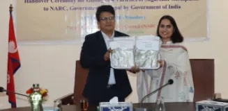 India Hands Over Four Improved Sugarcane Varieties to Nepal