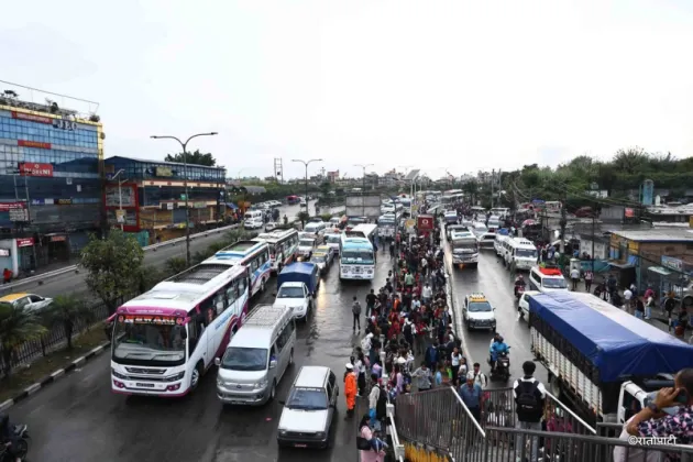 More Than 56,000 Leave Kathmandu Valley in 24 Hours Ahead of Dashain