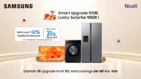 Ncell, Samsung Nepal Offer Dashain Discounts on Home Appliances