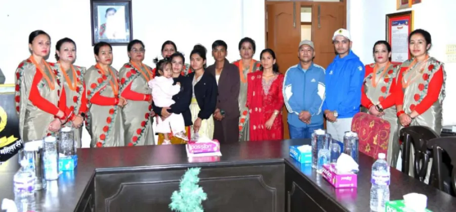 Armed Police Family Women’s Association Provides Relief to Bhote Koshi Flood Victims