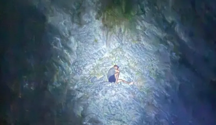Youth Stranded on Tamor River Rock Rescued Safely in Dhankuta