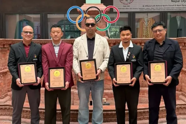OCA Honours Five Nepalis, Including Gorkhapatra Journalist Shakya