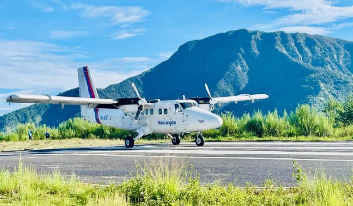 Flights Resume at Resunga Airport in Gulmi After Four-Month Suspension