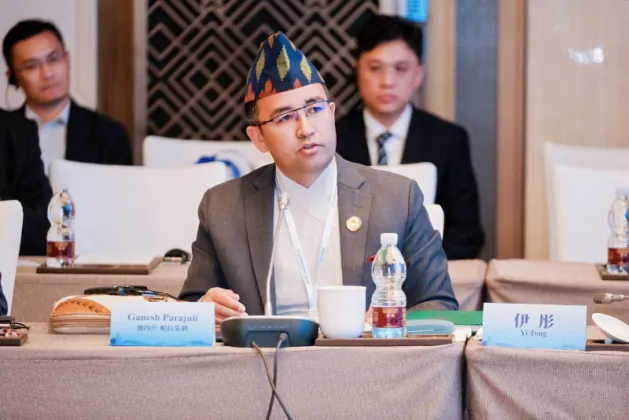 Ganesh Parajuli Calls for Himalayan Protection and Economic Transformation at China Forum