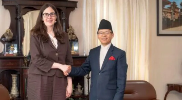 US, French Envoys Meet Foreign Secretary Rai in Kathmandu