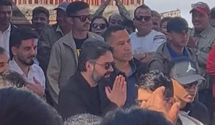 PM Balendra Shah Pays Homage at Palanchok Bhagawati Temple on Bada Dashain’s Fourth Day