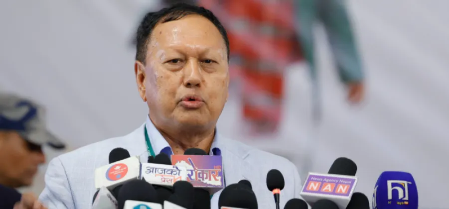 Mohan Basnet Warns He Will Confront Those Attacking Nepali Congress