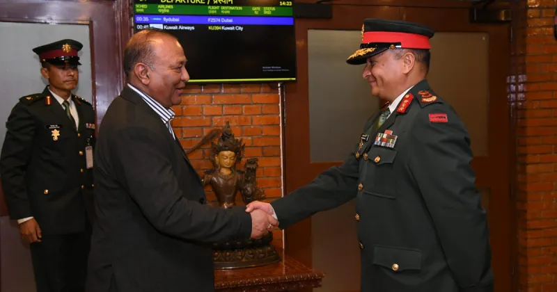 Chief of Army Staff Sigdel Returns to Nepal After Official UK Visit