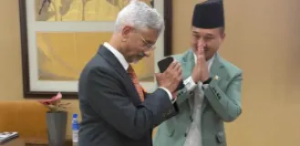 Nepal Home Minister Sudan Gurung Meets India’s S. Jaishankar in New Delhi