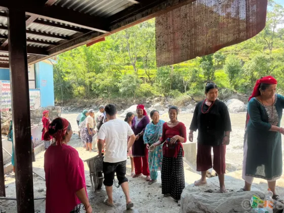 Flood-Damaged Singa Tatopani Pond Rebuilt and Reopened in Myagdi