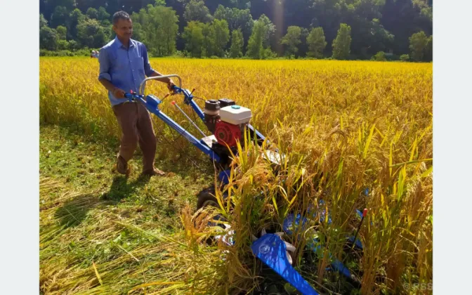 Syangja Agriculture Centre Introduces Modern Machinery to Reduce Production Costs