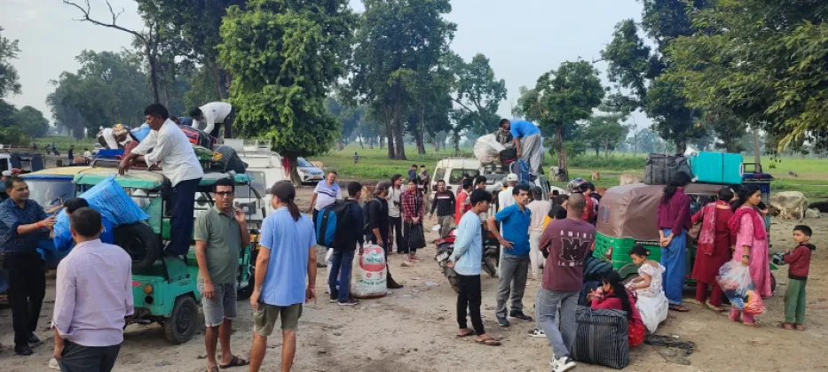 Health Screening Made Mandatory at Gaddachauki Border as Dashain and Tihar Returnees Arrive from India