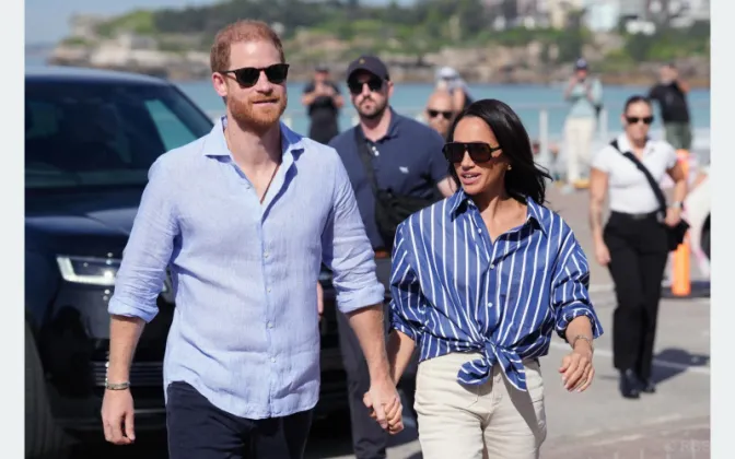 Prince Harry and Meghan Make Joint Public Appearance in Britain After Six Years