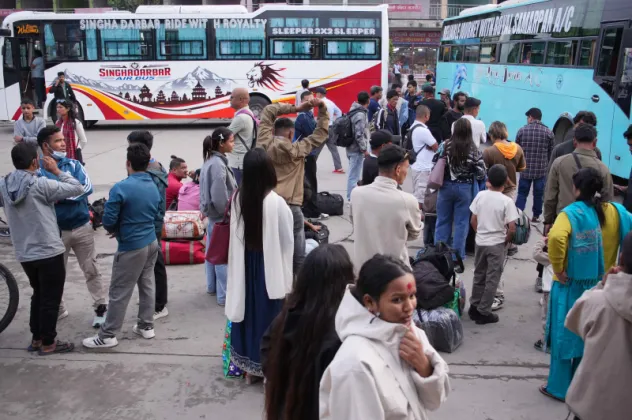 Over 187,000 Leave Kathmandu Valley for Dashain