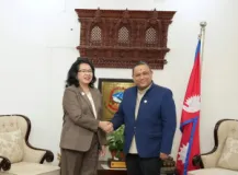 Foreign Minister Shishir Khanal Meets Indonesia’s Non-Resident Ambassador Listyowati