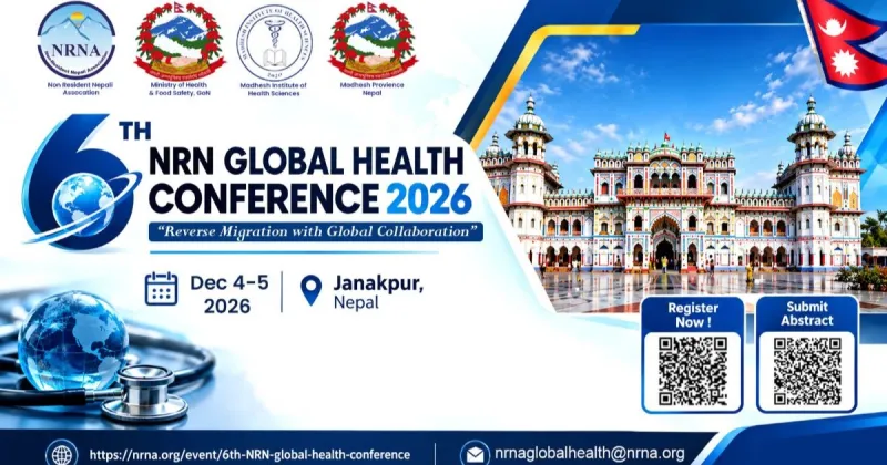Sixth NRN Global Health Conference 2026 to Be Held in Janakpur on December 4-5