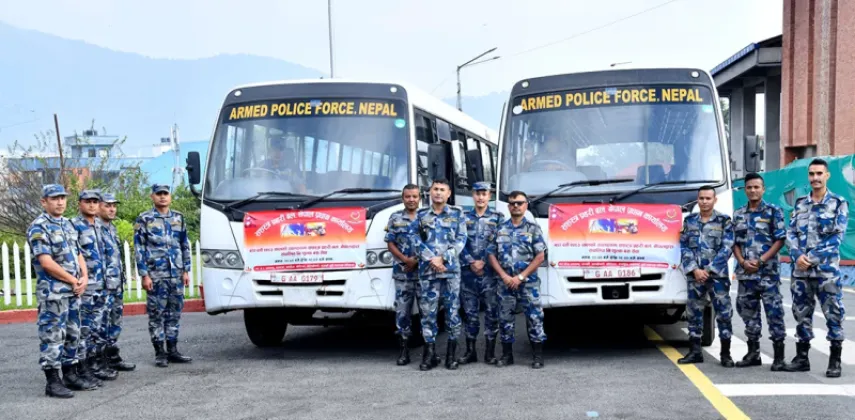 APF runs free buses in Kathmandu Valley for Dashain