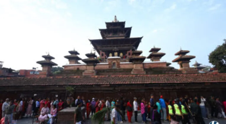 Taleju Bhawani Temple Opens for Maha Navami Devotees in Kathmandu