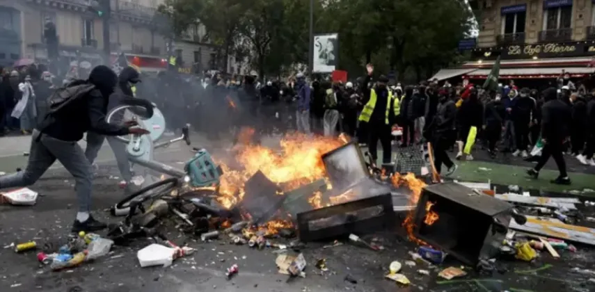 France imposes night curfews after violent protests over living costs