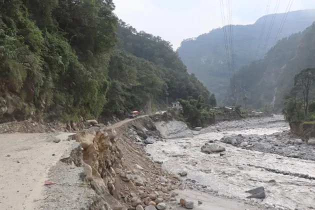 Beni-Jomsom-Korala road suffers Rs 1 billion monsoon damage, needs billions more to rebuild