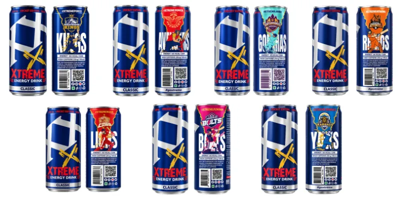 Extreme Launches Special Edition Cans Featuring All Seven NPL Team Logos