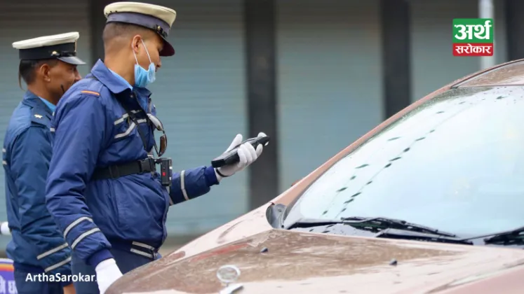 Kathmandu Traffic Police Take Action Against 663 Drunk Drivers During Dashain