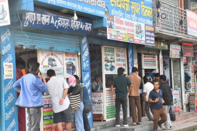 Over 576,000 Leave Kathmandu Valley for Dashain Since Ghatasthapana