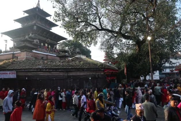 Taleju Temple Opens for One Day, Draws Crowds of Devotees